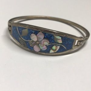 Real Silver Antique Style Bracelet